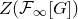 upper Z left parenthesis script upper F Subscript normal infinity Baseline left bracket upper G right bracket right parenthesis