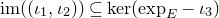 im left parenthesis left parenthesis iota 1 comma iota 2 right parenthesis right parenthesis subset of or equal to kernel left parenthesis exp Subscript upper E Baseline minus iota 3 right parenthesis