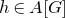 h element of upper A left bracket upper G right bracket