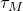 tau Subscript upper M