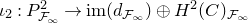 iota 2 colon upper P Subscript script upper F Sub Subscript normal infinity Subscript Superscript 2 Baseline right arrow im left parenthesis d Subscript script upper F Sub Subscript normal infinity Subscript Baseline right parenthesis circled plus upper H squared left parenthesis upper C right parenthesis Subscript script upper F Sub Subscript normal infinity Subscript Baseline