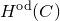 upper H Superscript normal o normal d Baseline left parenthesis upper C right parenthesis