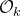 script upper O Subscript k