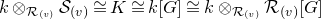 k circled times Subscript script upper R Sub Subscript left parenthesis v right parenthesis Baseline script upper S Subscript left parenthesis v right parenthesis Baseline approximately equals upper K approximately equals k left bracket upper G right bracket approximately equals k circled times Subscript script upper R Sub Subscript left parenthesis v right parenthesis Baseline script upper R Subscript left parenthesis v right parenthesis Baseline left bracket upper G right bracket
