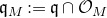 German q Subscript upper M Baseline colon equals German q intersection script upper O Subscript upper M