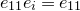 e 11 e Subscript i Baseline equals e 11