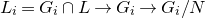 upper L Subscript i Baseline equals upper G Subscript i Baseline intersection upper L right arrow upper G Subscript i Baseline right arrow upper G Subscript i Baseline divided by upper N