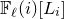 double struck upper F Subscript script l Baseline left parenthesis i right parenthesis left bracket upper L Subscript i Baseline right bracket