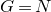 upper G equals upper N
