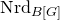 Nrd Subscript upper B left bracket upper G right bracket