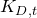 upper K Subscript upper D comma t