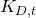 upper K Subscript upper D comma t
