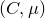 left parenthesis upper C comma mu right parenthesis