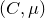 left parenthesis upper C comma mu right parenthesis