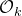 script upper O Subscript k