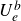upper U Subscript e Superscript b