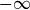 negative normal infinity