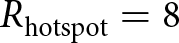 Rhotspot equals 8