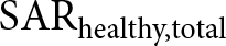SARhealthy comma total