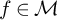 f element of script upper M