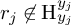 r Subscript j Baseline not an element of normal upper H Subscript y Sub Subscript j Superscript y Super Subscript j