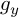 g Subscript y