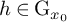 h element of normal upper G Subscript x 0