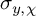 sigma Subscript y comma chi