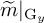 m overtilde vertical bar Subscript normal upper G Sub Subscript y Subscript Baseline