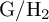 normal upper G divided by normal upper H 2