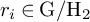 r Subscript i Baseline element of normal upper G divided by normal upper H 2