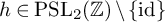 h element of upper P upper S upper L 2 left parenthesis double struck upper Z right parenthesis minus StartSet id EndSet