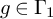 g element of normal upper Gamma 1