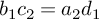 b 1 c 2 equals a 2 d 1