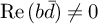 re left parenthesis b d overbar right parenthesis not equals 0