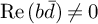 re left parenthesis b d overbar right parenthesis not equals 0