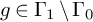 g element of normal upper Gamma 1 minus normal upper Gamma 0