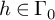 h element of normal upper Gamma 0