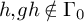 h comma g h not an element of normal upper Gamma 0