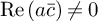re left parenthesis a c overbar right parenthesis not equals 0