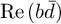 re left parenthesis b d overbar right parenthesis
