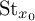 upper S t Subscript x 0