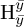 normal upper H Subscript y overbar Superscript y overbar