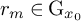 r Subscript m Baseline element of normal upper G Subscript x 0
