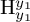 normal upper H Subscript y 1 Superscript y 1