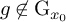 g not an element of normal upper G Subscript x 0
