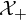 script upper X Subscript plus