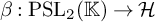 beta colon upper P upper S upper L 2 left parenthesis double struck upper K right parenthesis right arrow script upper H