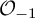 script upper O Subscript negative 1