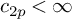 c Subscript 2 p Baseline less than infinity